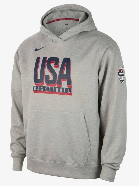 Nike Other - Nike $104 USA Basketball Limited Edition Gray Fleece Pullover Hoodie Small